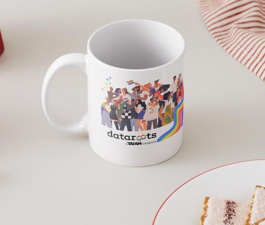 🌈 Limited Edition Dataroots Rainbowroots Mug 🏳️🌈