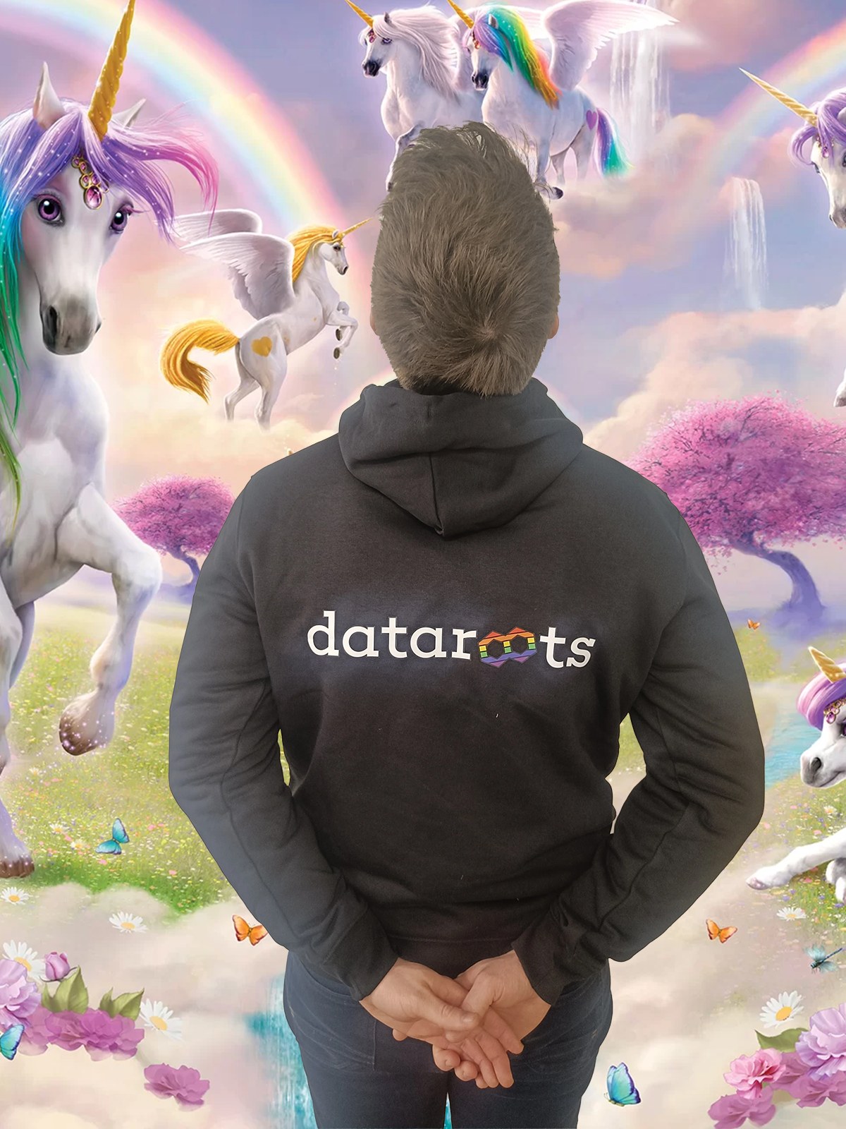 The Dataroots Rainbow Hoodie v1