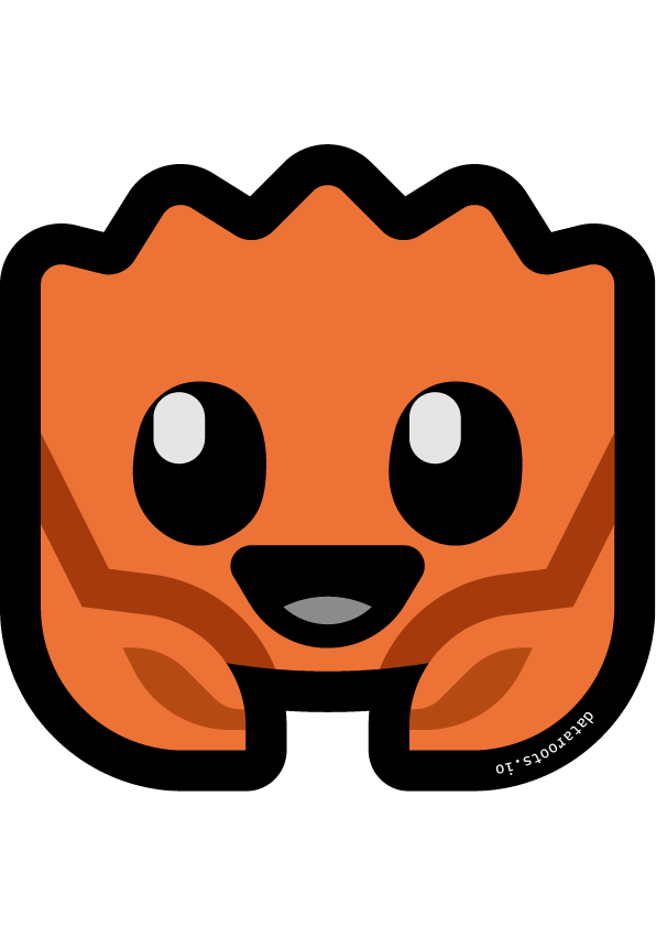 Ferris Our Lovely Rustacean Sticker