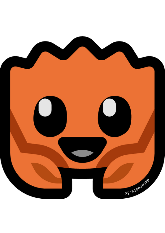 Ferris Our Lovely Rustacean Sticker